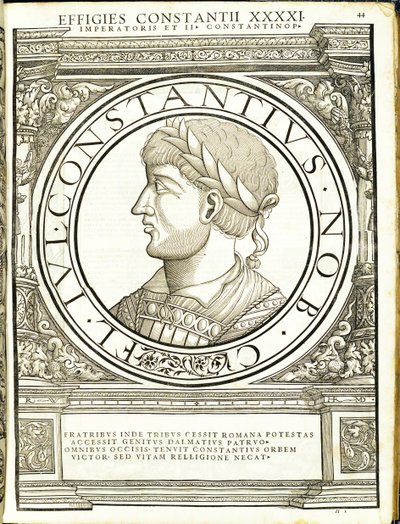 Constantius II, illustratie uit 